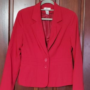 Worthington red blazer